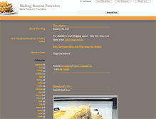 Tablet Screenshot of makingbananapancakes.com